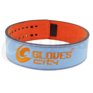 Black powerlifting lever belt for weightlifting and powerlifting support