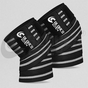 Cotton Gym Knee Wraps for Soft Comfort