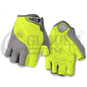 fingerless cycling gloves with breathable mesh fabric