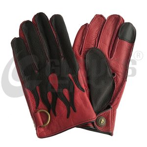 designer leather driving gloves stylish look