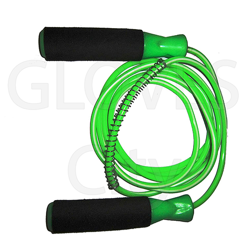 Soft foam handle jumping rope for comfortable cardio workouts