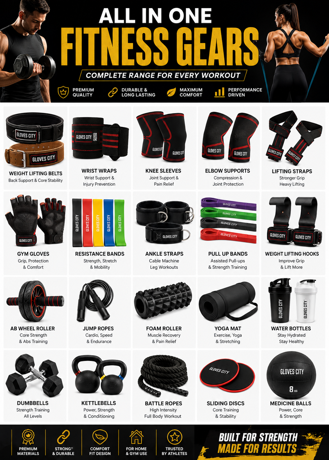 Home gloves city fitness gears
