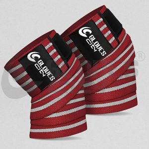 heavy duty gym knee wraps for powerlifting and leg workouts