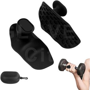 non slip silicone grip for barbell and dumbbell training workouts