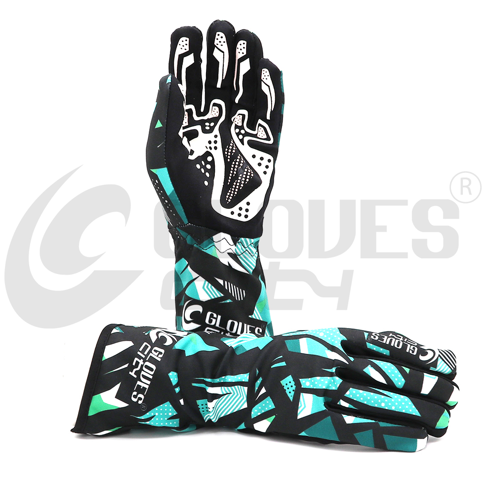 Eco-friendly polyester kart racing gloves Track Karting Gloves