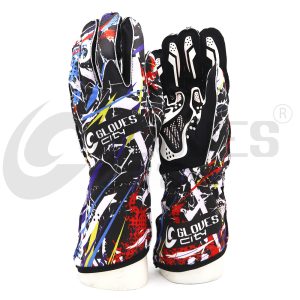 Flexible polyester kart racing gloves Professional Karting Gloves