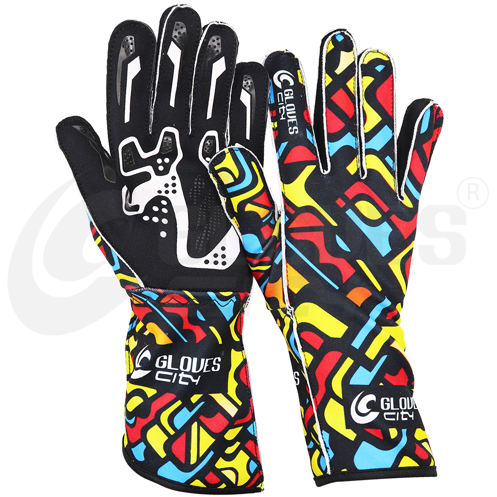 Professional polyester kart racing gloves Lightweight Racing Gloves