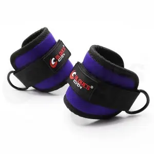 heavy duty weightlifting D Ring Ankle Strap for cable machine leg workouts