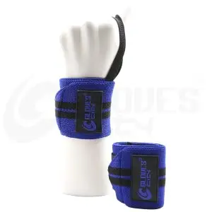 blue heavy duty wrist wrap for intense Weight Lifting Wrist Wraps
