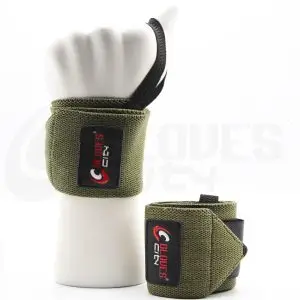 green wrist wrap designed for gym training and wrist protection Wholesale Wrist Wraps