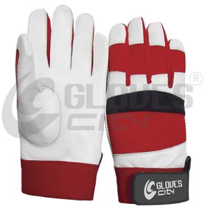 red youth baseball batting gloves with enhanced grip